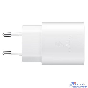 Сетевое зарядное устройство Samsung EP-TA800, 25 Вт, RU,белый (ep-ta800nwegeu)