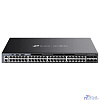 TP-Link SG6654XHP Стекируемый управляемый коммутатор 3-го уровня Omada с 48 гигабитными портами PoE+ и 6 портами SFP+