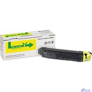 Kyocera-Mita TK-5140Y Тонер картридж, Yellow {P6130cdn/M6x30cdn(5000стр.)}