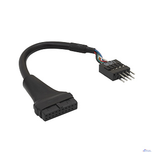 Bion переходник USB 3.0 - USB 2.0, внутренний, 10 см [BXP-USB3F-USB2M-010]