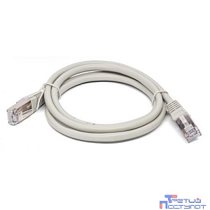 Filum FL-F5-1M Кабель патч-корд, F/UTP 5e cat. 1м, 26AWG(7x0.16 мм), омедненный алюминий (CCA), PVC, серый (873026)
