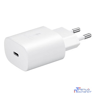 Сетевое зарядное устройство Samsung EP-TA800, 25 Вт, RU,белый (ep-ta800nwegeu)