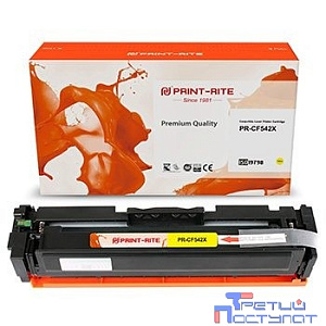 Картридж лазерный Print-Rite TFHB34YPU1J PR-CF542X CF542X желтый (2500стр.) для HP LJ M254dw/M280nw/M281fdn