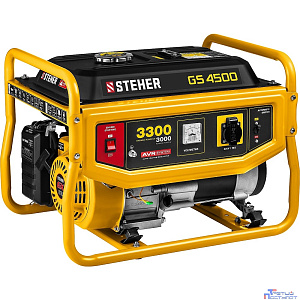 STEHER Бензиновый генератор, 3300 Вт [GS-4500]