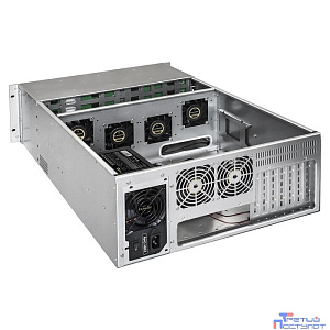 Exegate EX293580RUS Серверный корпус ExeGate Pro 4U660-HS24 <RM 19", высота 4U, глубина 660, БП 900ADS, 24xHotSwap, USB>