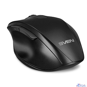 Беспроводная мышь RX-525SW чёрная (бесшумн. кл., 5+1кл. 600-1400DPI, Soft-touch, блист.)