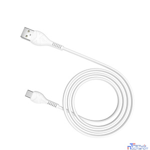 HOCO HC-10512 X37/ USB кабель Type-C/ 1m/ 2.4A/ White