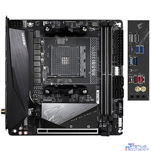 Gigabyte B550I AORUS PRO AX {Soc-AM4 AMD B550 2xDDR4 mini-ITX AC`97 8ch(7.1) 2.5Gg RAID+HDMI+DP}