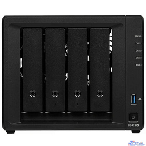 Synology DS425+ Сетевое хранилище NAS black (Intel J4125/2Gb/4(3.5"/2.5"SATA/SSD) + 2 NVMe/RAID/1x1Gb/1x2.5Gb/2xUSB 3.2/no WIFI)