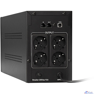 Exegate EP212519RUS ИБП Exegate SpecialPro Smart LLB-1000.LCD.AVR.EURO.RJ.USB <1000VA/650W, LCD, AVR, 4евро,RJ45/11,USB>