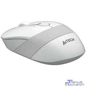 Мышь беспроводная A4Tech Fstyler FG10 , белый/серый , оптическая, 2000dpi , USB, 4 кнопки [1147569]