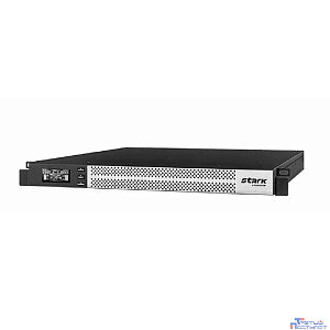 STARK SC 6000 ONLINE RM 1U ИБП 6000 ВА/5400 Вт {Online, Rack/Tower, 110-300В, клеммы, Smart-slot, USB, RS232, БЕЗ АКБ - внешние батареи 16 шт от 5Ач до 120 Ач}