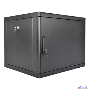 ЦМО Шкаф телекоммуникационный настенный разборный 9U (600 x 650) съемные стенки, дверь металл, цвет черный (ШРН-М-9.650.1-9005)