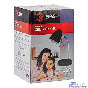 ЭРА Б0047201 Настольный светильник N-116-Е27-40W-BK черный