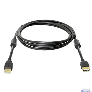Defender PRO USB 2.0 кабель удлинительный 1.8м AM/AF , зол.конт, 2фер.фил. (87429)