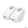 TP-Link TL-PA8010P KIT AV1300 Комплект гигабитных адаптеров Powerline со встроенной розеткой