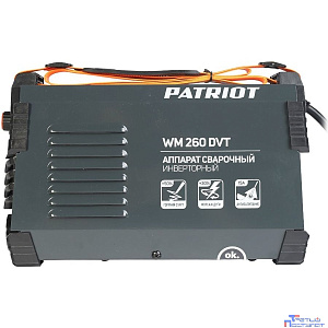 PATRIOT WM260DVT MMA Аппарат сварочный инверторный [605302026]