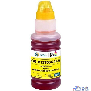 Чернила G&G GG-C13T06C44A №112 желтый 100мл для Epson L6550/6570/11160/15150/15160