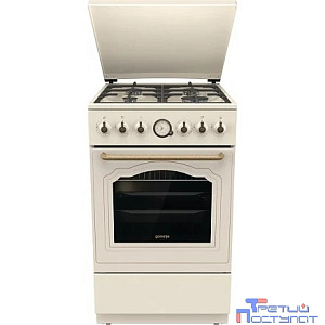 Плита Газовая Gorenje GGI5BCLI бежевый (металлическая крышка) реш.чугун