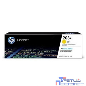 HP CF542X Картридж 203X Yellow {CLJ Pro MFP M254/280/281} (2500 стр)