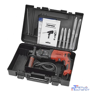 Перфоратор ПАРМА П-01-24/900ЭР [02.027.00003] { 900Вт,3-х реж,2,6Дж,SDS-plus, рег.об.,рев, пл.пуск,рук.Эрго+)(5ш/к) }