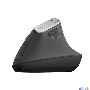 Мышь Logitech MX Vertical черный/черный оптическая 4000dpi беспров. BT/Radio USB 6but (910-005451)