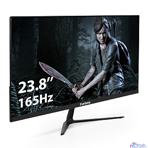 LCD ExeGate 23.8" EG2407CA Combat {IPS 1920x1080 165Hz 1ms 16:9 300cd 1000:1 178/178 HDMI DisplayPort Speakers} [EX298710RUS]