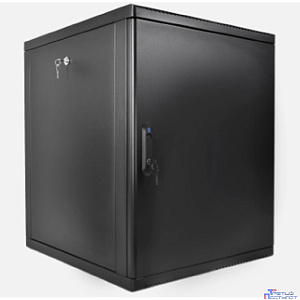 ЦМО Шкаф телекоммуникационный настенный разборный 12U (600 x 650) съемные стенки, дверь металл, цвет черный (ШРН-М-12.650.1-9005)