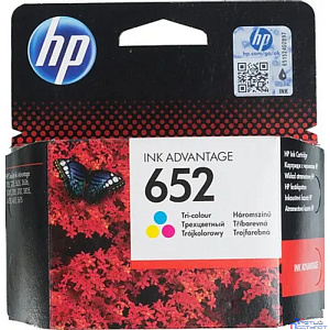 HP F6V24AE Картридж №652, Color {DJ IA 1115/2135/3635/4535/3835/4675 (200стр.)}