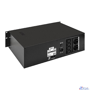 Exegate EX293056RUS ИБП ExeGate ServerRM UNL-1500.LCD.AVR.2SH.4C13.RJ.USB.3U <1500VA/900W, LCD, AVR, 2*Schuko+4*C13, RJ45/11, USB, 3U, установка в стойку, Black>