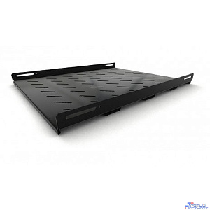 Hyperline TSH3H-650-RAL9004 Полка стационарная усиленная, глубина 650 мм, с боковым креплением, нагрузка до 100 кг, для шкафов серии TTB, TTR, TTC2, 485х650мм (ШхГ), цвет черный (RAL 9004)