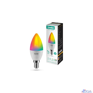 Camelion Умная светодиодная лампа LSH7/С35/RGBCW/Е14/WIFI (Эл.лампа светодиодная 7Вт Е14 RGB+DIM+CW 220В WiFi)