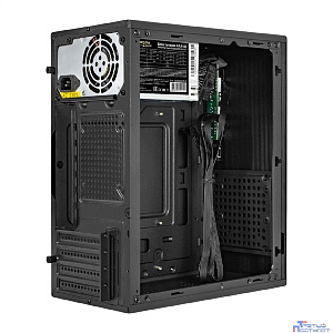 Exegate EX299080RUS Корпус Minitower ExeGate BAA-308MUC-AAA450 (mATX, БП AAA450 с вент. 8см, 1*USB+1*USB3.0+1*TypeC, HD Audio, черный)