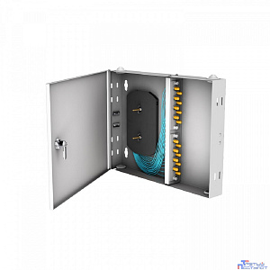 NTSS Кросс настенный NTSS PREMIUM предсобранный, 12 портов ST/UPC, 50/125 мкм ОМ3, (сплайс, пигтейлы, кдзс, планки, адаптеры) NTSS-WFOB-PM-12-ST/U-503-SP1.5G2A