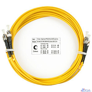 Cabeus FOP(d)-9-ST-ST-20m Шнур оптический duplex ST-ST 9/125 sm 20м LSZH