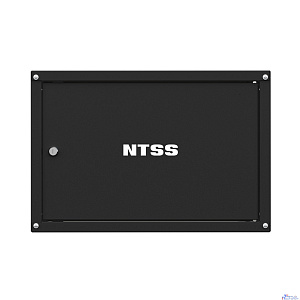 NTSS Шкаф настенный телекоммуникационный NTSS LIME 6U 550х450х370мм, 2 профиля 19, дверь сплошная металл, боковые стенки несъемные, разобранный, черный RAL 9005 NTSS-WL6U5545FD-BL