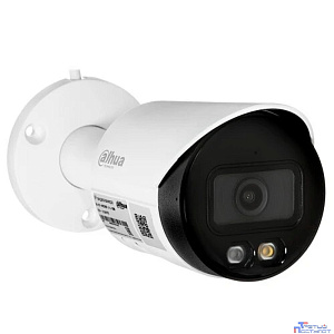 DAHUA DH-IPC-HFW2249SP-S-IL-0280B Уличная цилиндрическая IP-видеокамера SmartDualLight 2Мп, 1/2.8” CMOS, объектив 2.8мм, видеоаналитика, микрофон, ИК 30м, LED 30м, IP67, металл