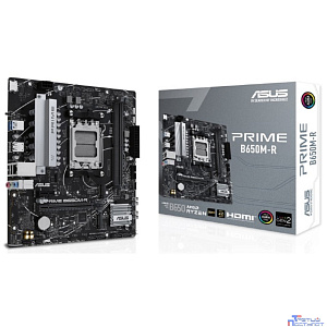 ASUS PRIME B650M-R (Socket AM5, mATX, 2xDDR5(96GB), HDMI 2.1, 1xPCIe 4.0x16/1xPCIe 4.0, 1xLAN (2.5GbE), 4xSATA 6Gb/s, 2xM.2, 2xUSB 3.2, 4xUSB 2.0)