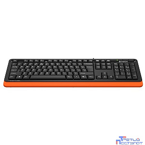 Клавиатура A4Tech Fstyler FKS10 черный/оранжевый USB [1530190]