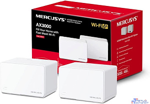 Mercusys Halo H80X(2-pack) AX3000 Домашняя Mesh Wi-Fi 6 система