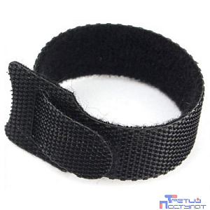 Cablexpert Хомуты-липучки на основе ленты Velcro® VT-110x11BK  110 x 11 мм, черные (12 шт.)