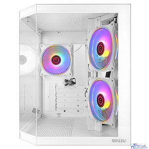 Ginzzu V290  White 3*FAN 12LD4