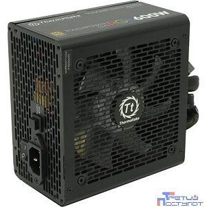 Блок питания Thermaltake ATX 600W Toughpower GX1 RGB 80+ gold (24+4+4pin) APFC 120mm fan color LED 8xSATA RTL