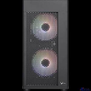 Formula HEXFORM-G-BK-v2  (mATX, стекло, сетка, USB3.0 x1, USB2.0 x2, 3x12cm