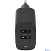 HOCO C141A/ Сетевое ЗУ/ 2 USB/ Выход: 12W/ Black