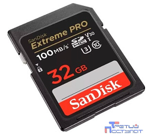 SecureDigital 32GB SanDisk Extreme Pro SD UHS I  Card for 4K Video for DSLR and Mirrorless Cameras 100MB/s Read & 90MB/s Write, Lifetime Warranty