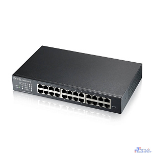 Коммутатор/ Zyxel NebulaFlex GS1915-24E Hybrid Smart L2 Switch, rack 19", 24xGE, silent (fanless), standalone/cloud management