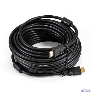 Exegate EX294694RUS Кабель HDMI ExeGate EX-CC-HDMI-15.0F (19M/19M, 15м, v1.4b, ферритовые кольца, позолоченные контакты)