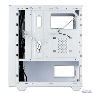 Ginzzu CL660 mATX FAN 4*12FRGB  передняя панель Решетка Белый
