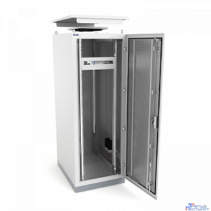 NTSS Шкаф напольный климатический NTSS RT 18U (ШхВхГ) 600x1170x600 мм, 4 профиля 19, с обогревом 250W и вентиляцией, IP55, серый RAL 7035 NTSS-RT18U6060H250VIP55